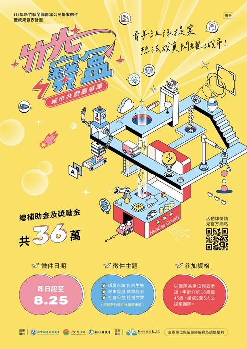【課外活動組】函轉新竹縣政府教育局辦理「114年度新竹縣全國青年公民提案徵件-竹光寶盒城市共創靈感庫」圖片