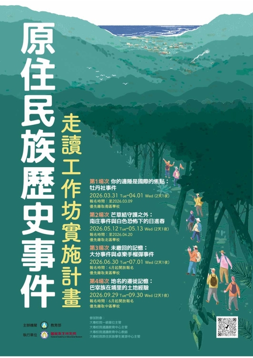 【原資中心】轉知「115年原住民族歷史事件走讀工作坊實施計畫」走讀活動圖片